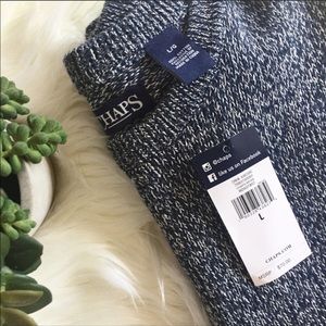 NWT Marled Soft Unisex Chaps Sweater